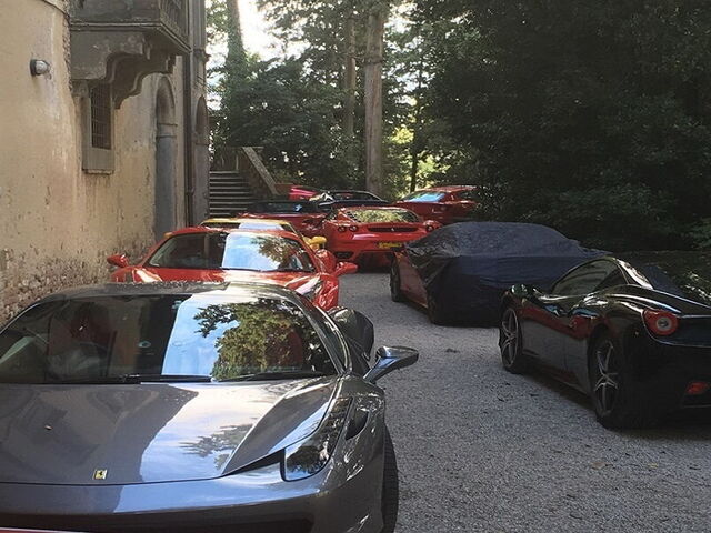 "Ferrari" meets...Montegufoni!