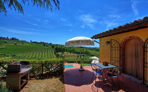 Alloggio Casa Rossa 3: all'aperto, Balcone / Terrazza / Patio