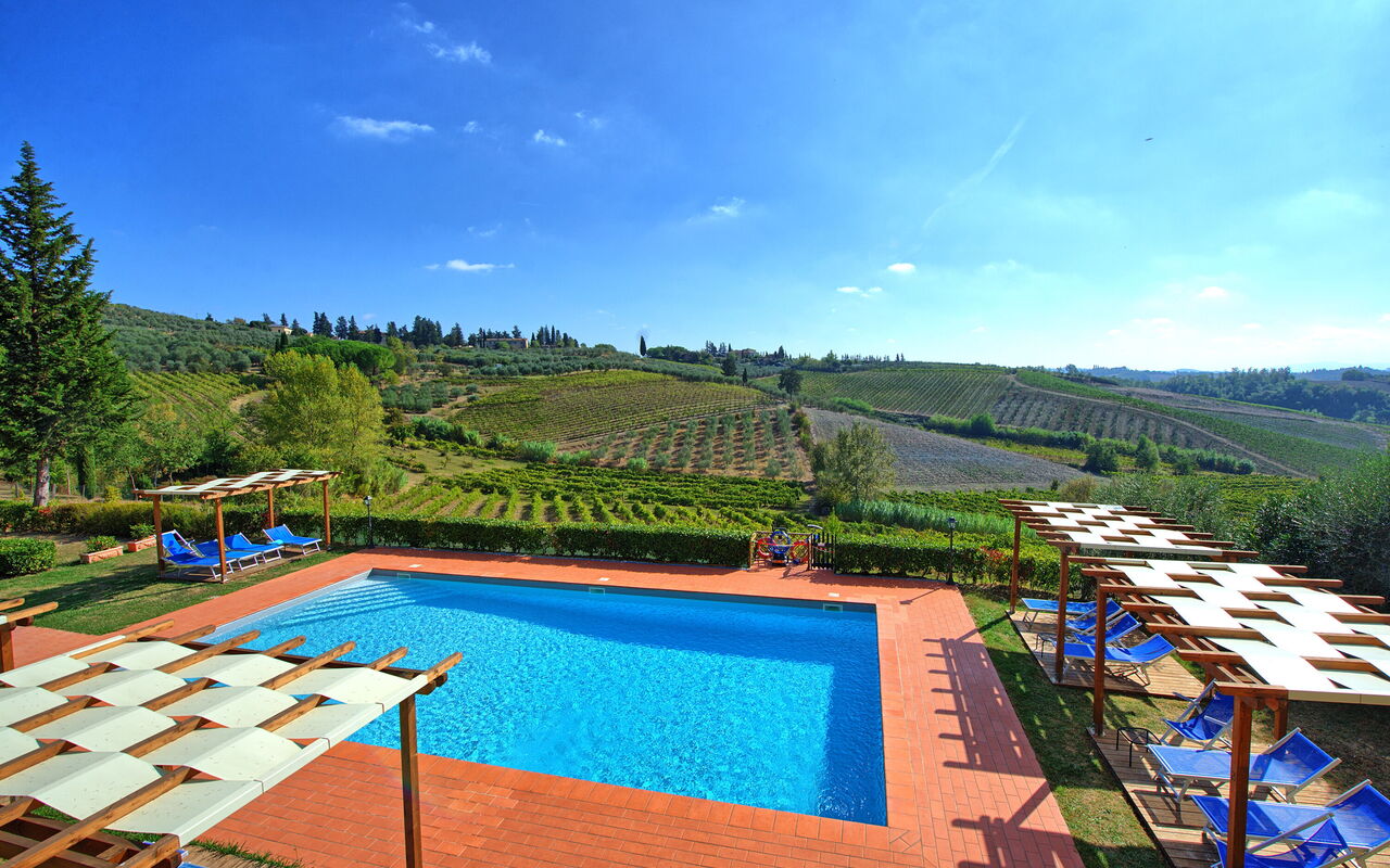 Casa Rossa: all'aperto, Piscina, Vista Panoramica