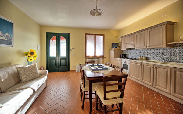 Alloggio Casa Rossa 6: Cucina, Sala da pranzo, Soggiorno