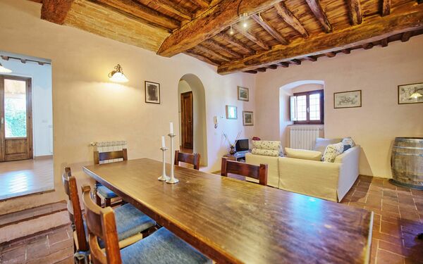 Alloggio Pozzo Dei Desideri 2: Sala da pranzo, Soggiorno
