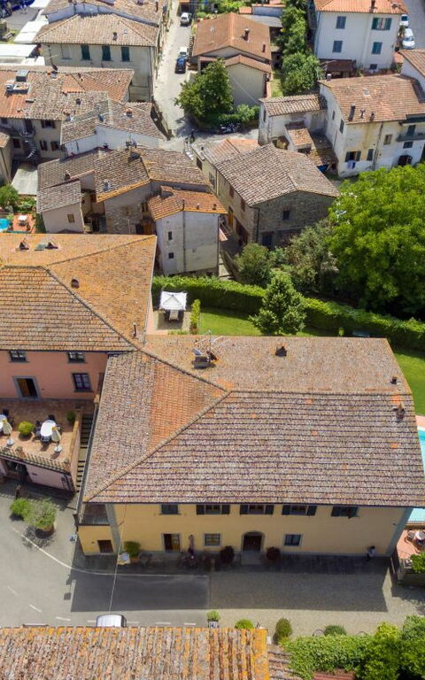 Palazzo a Greve: all'aperto