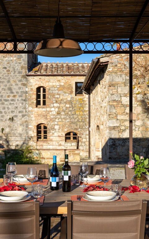 Villa Simone: all'aperto, Esterni