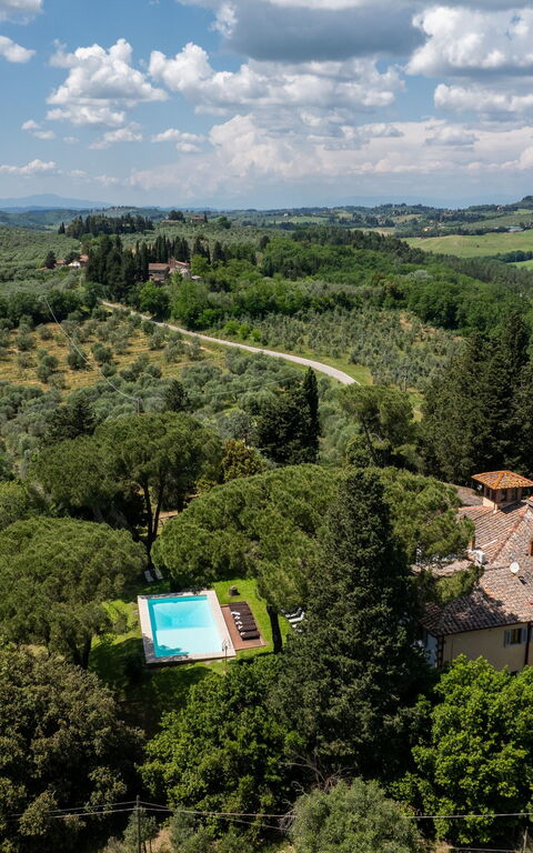 Villa Orchidea: Piscina, Vista Panoramica