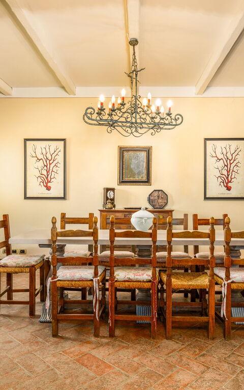 Villa Orchidea: Sala da pranzo