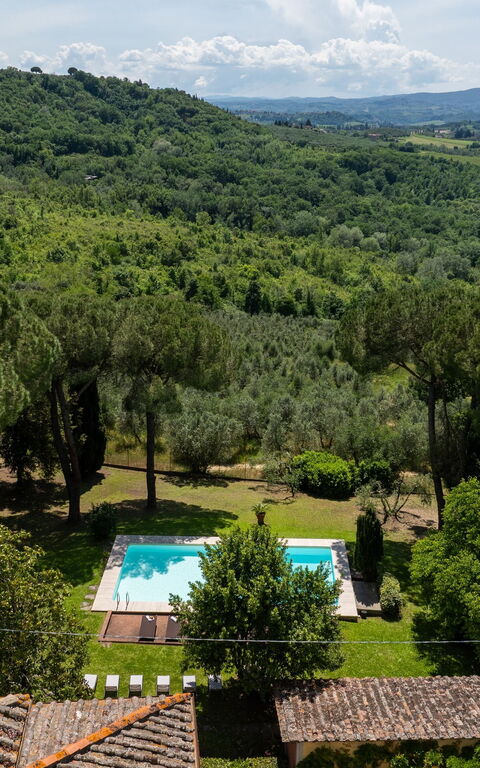 Villa Orchidea: Piscina, Vista Panoramica