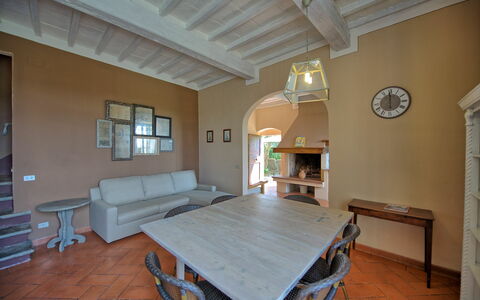 Alloggio Tramonto: Cucina, Sala da pranzo, Soggiorno