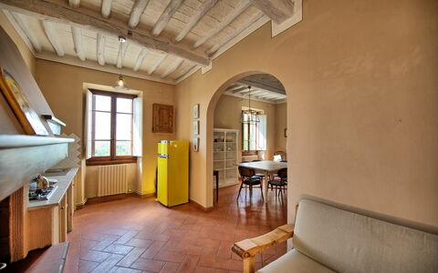 Alloggio Tramonto: Cucina, Sala da pranzo, Soggiorno