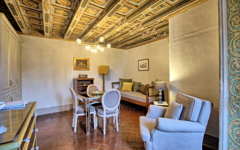 Alloggio Cappella: Cucina, Sala da pranzo, Soggiorno