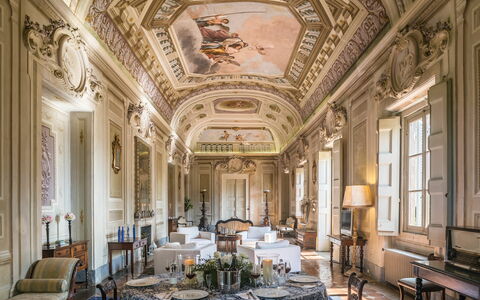 Alloggio Galleria: Sala da pranzo, Soggiorno