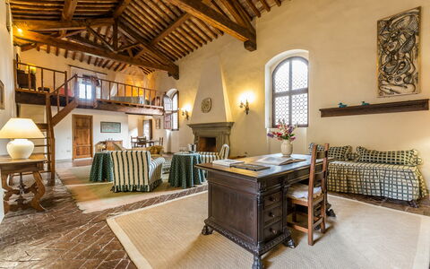 Alloggio Teatro: Cucina, Sala da pranzo, Soggiorno