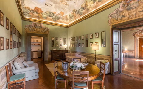 Alloggio La Grotta: Cucina, Soggiorno