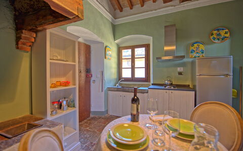 Alloggio Torre 2: Cucina, Sala da pranzo, Soggiorno