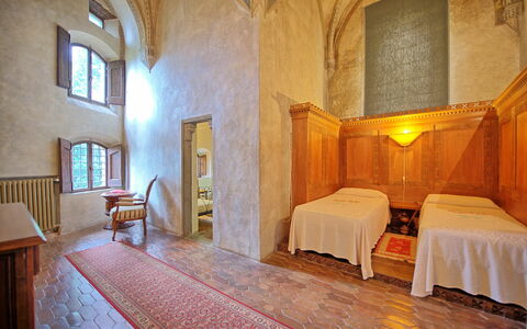 Alloggio Montegufoni 3: Camera da letto