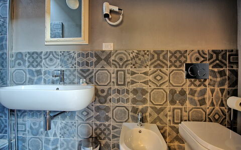 Alloggio Montegufoni 22: Bagno
