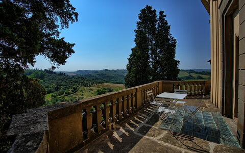 Alloggio Montegufoni 29: Balcone / Terrazza / Patio