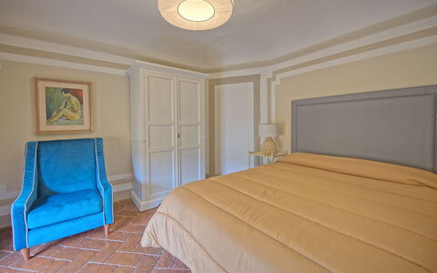 Alloggio Montegufoni 18: Camera da letto