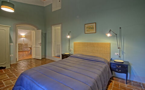 Alloggio Montegufoni 17: Camera da letto