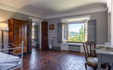 Alloggio Galleria: Camera da letto, Vista Panoramica