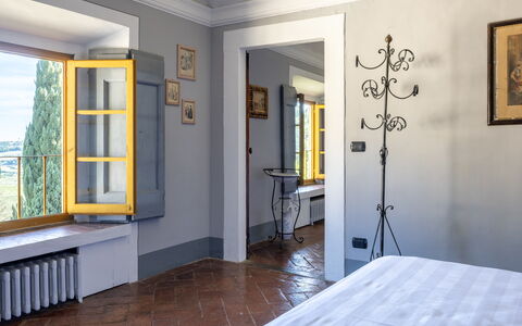 Alloggio Galleria: Camera da letto, Vista Panoramica