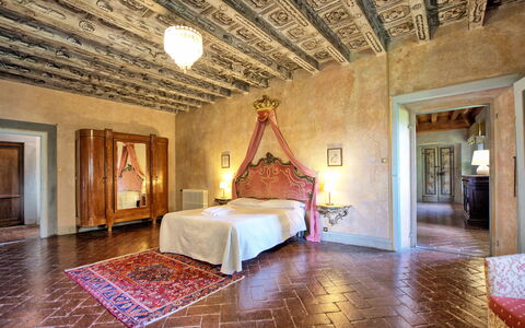 Alloggio Montegufoni 23: Camera da letto