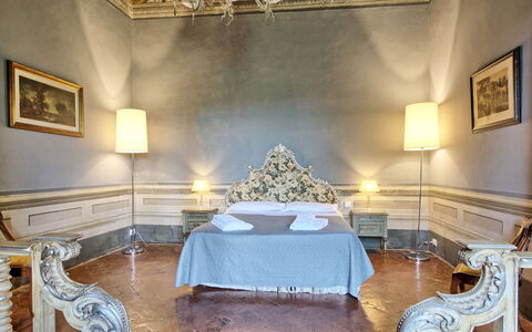 Alloggio Montegufoni 7: Camera da letto