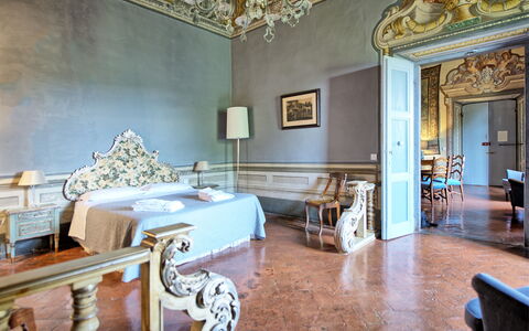 Alloggio Montegufoni 7: Camera da letto