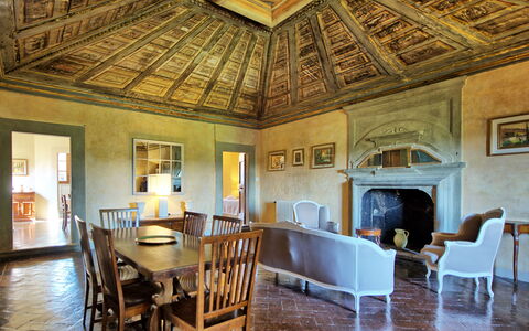 Alloggio Cupola: Sala da pranzo, Soggiorno