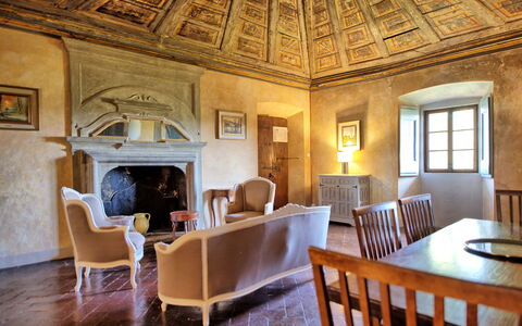 Alloggio Cupola: Sala da pranzo, Soggiorno
