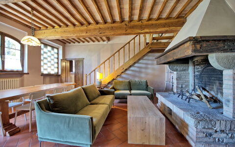 Alloggio Villa Acciaioli: Sala da pranzo, Soggiorno