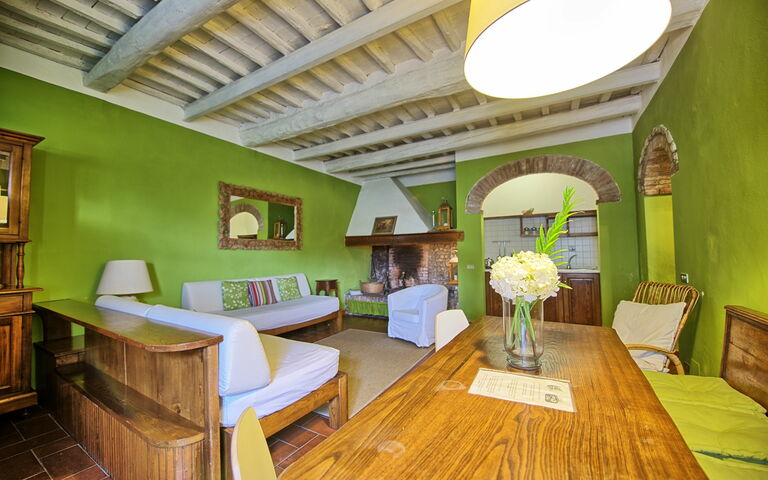 Alloggio Archi: Cucina, Sala da pranzo, Soggiorno