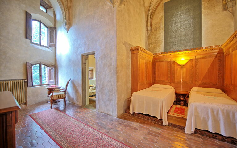 Alloggio Montegufoni 3: Camera da letto