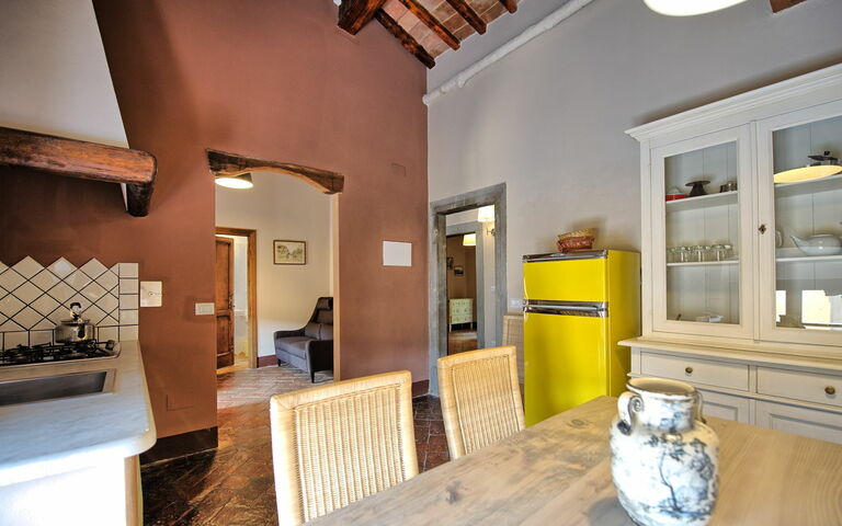 Alloggio Montegufoni 19b: Cucina, Sala da pranzo, Soggiorno