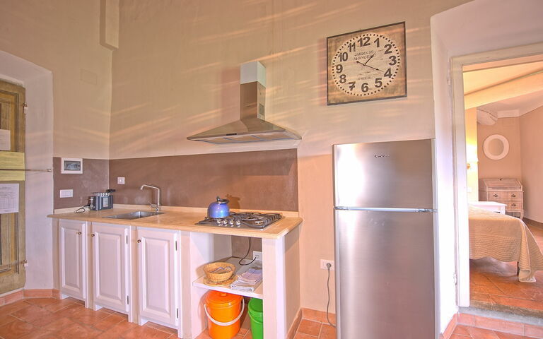 Alloggio Montegufoni 30: Cucina, Sala da pranzo, Soggiorno