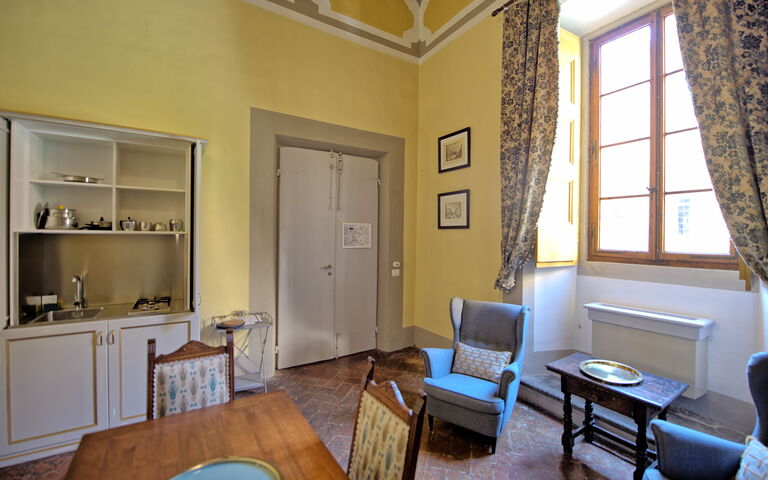 Alloggio Guardiano: Cucina, Sala da pranzo, Soggiorno