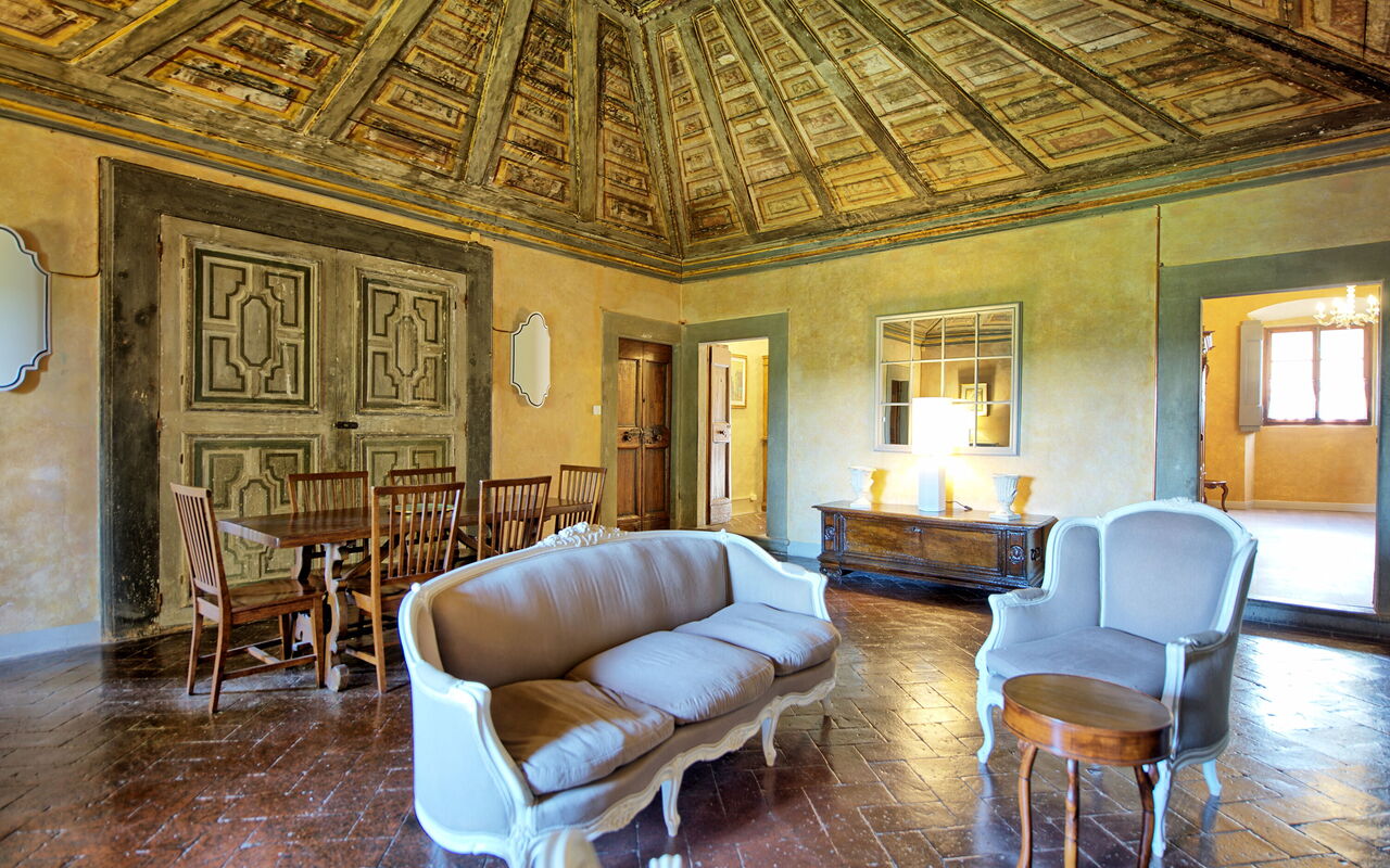 Alloggio Cupola: Sala da pranzo, Soggiorno