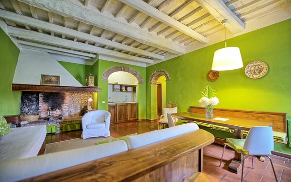 Alloggio Archi: Cucina, Sala da pranzo, Soggiorno