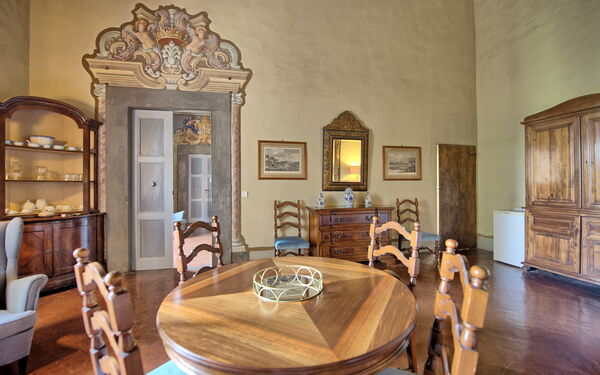 Alloggio Montegufoni 7: Sala da pranzo, Soggiorno