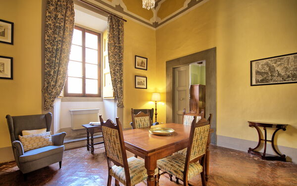 Alloggio Guardiano: Cucina, Sala da pranzo, Soggiorno