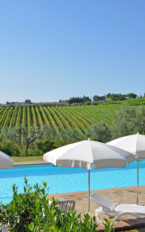 I Glicini: Piscina, Vista Panoramica