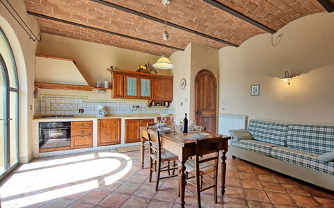 Alloggio Glicini 1: Cucina, Sala da pranzo, Soggiorno