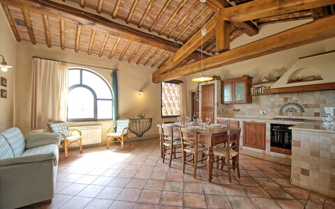 Alloggio Glicini 3: Cucina, Sala da pranzo, Soggiorno