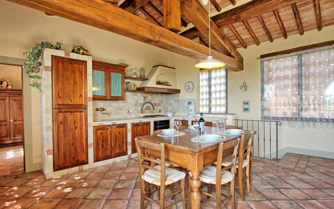 Alloggio Glicini 3: Cucina, Sala da pranzo, Soggiorno