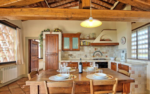 Alloggio Glicini 3: Cucina, Sala da pranzo, Soggiorno