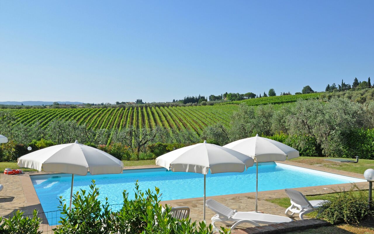 I Glicini: Piscina, Vista Panoramica
