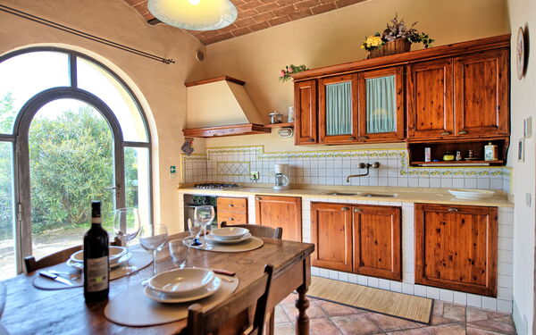 Alloggio Glicini 1: Cucina, Sala da pranzo, Soggiorno