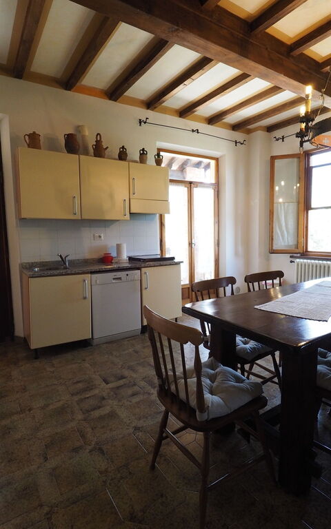 Casa Spina: Cucina, Sala da pranzo