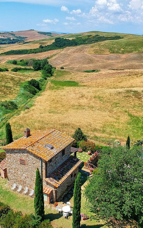 Castelmuzio: all'aperto