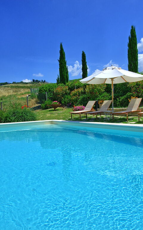 Castelmuzio: Piscina