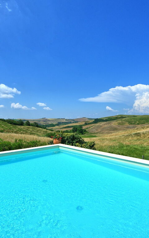 Castelmuzio: Piscina